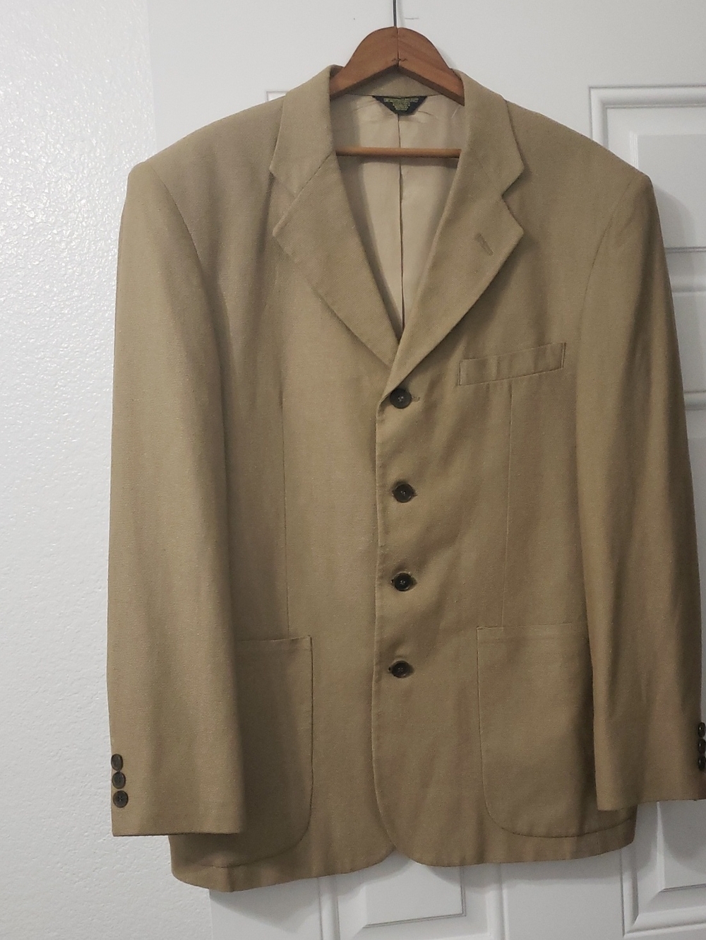 Men's Classic Tan Blazer - Unbranded